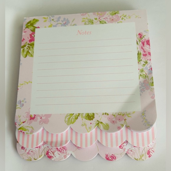 Laura Ashley Other - New Laura Ashley 3 Pack Scalloped Layered Note Pads